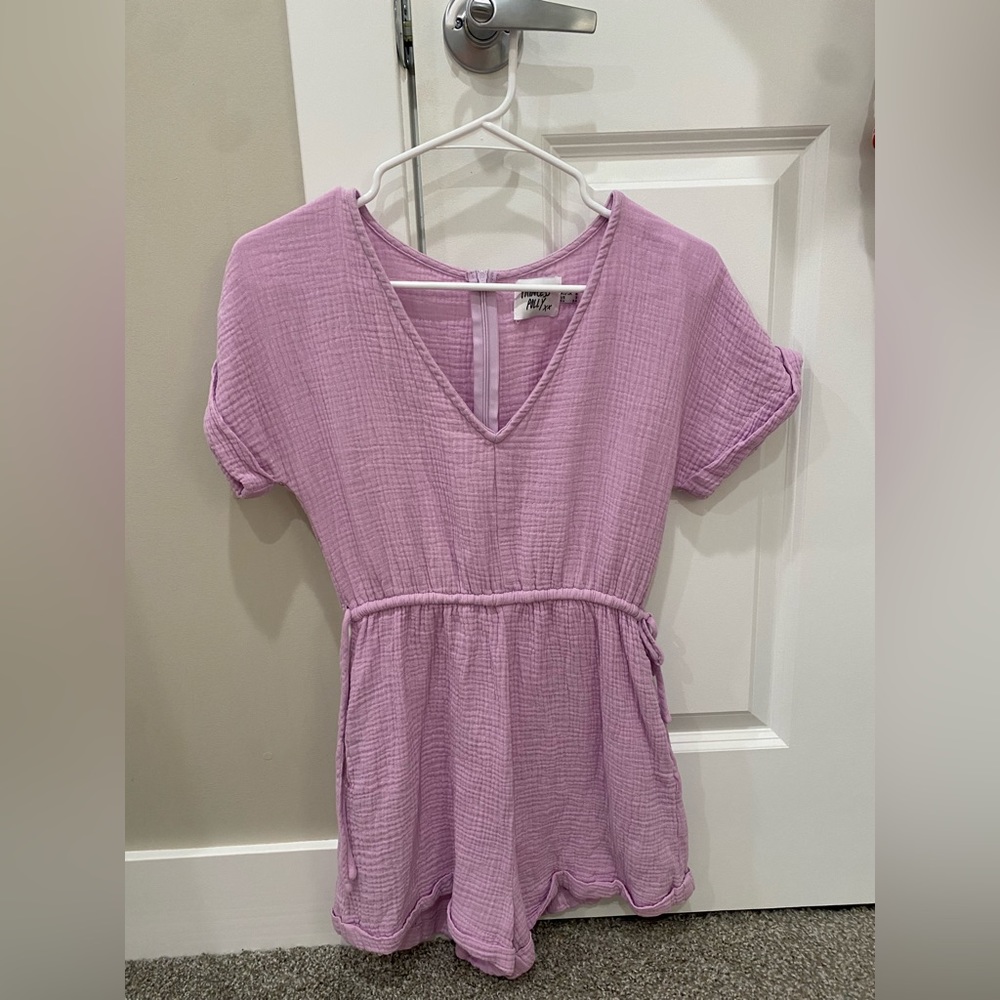 Lilac swimsuit coverup